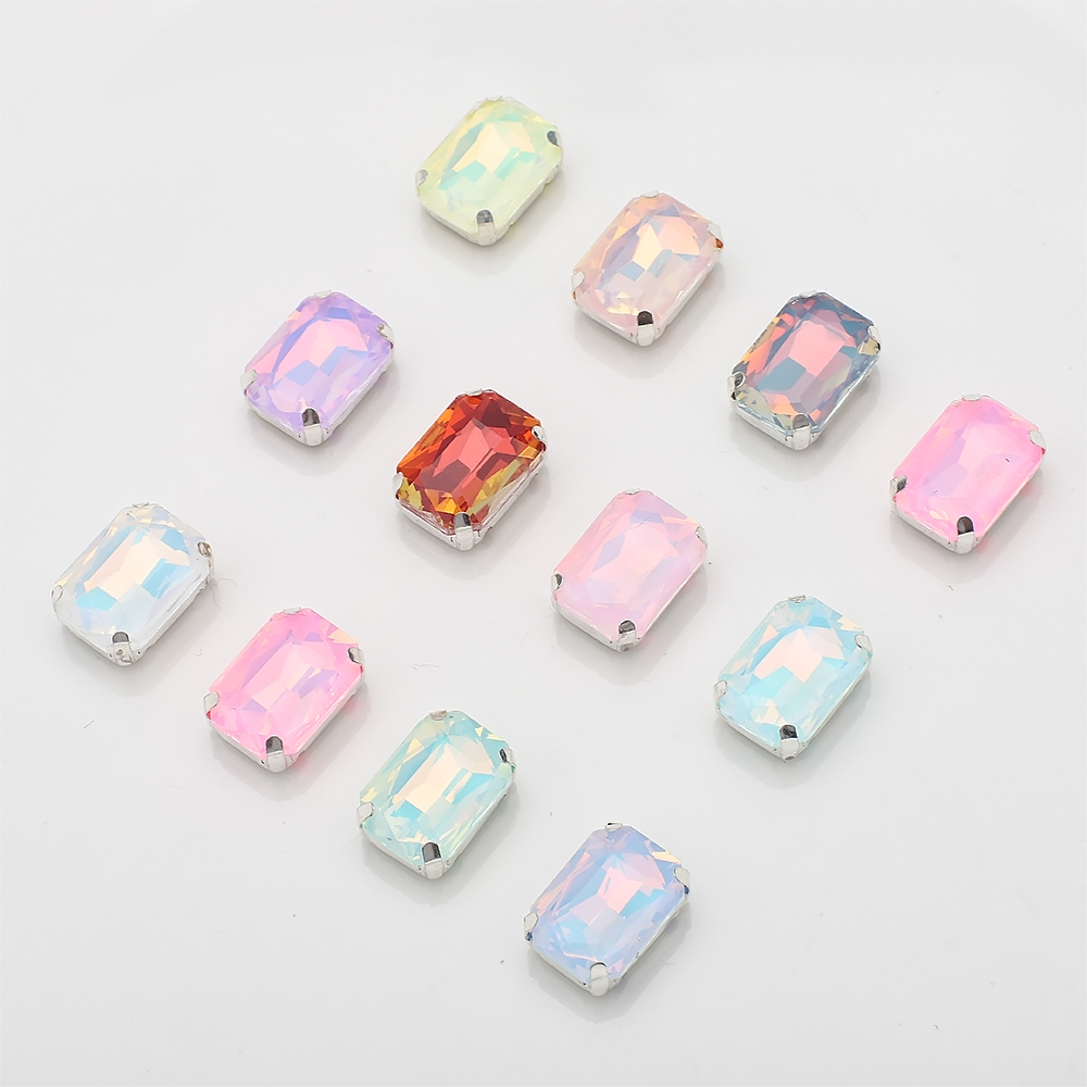 10 Pcs 10x14mm Sew On Rhinesto - Sew On Rhinestone 评论和价格