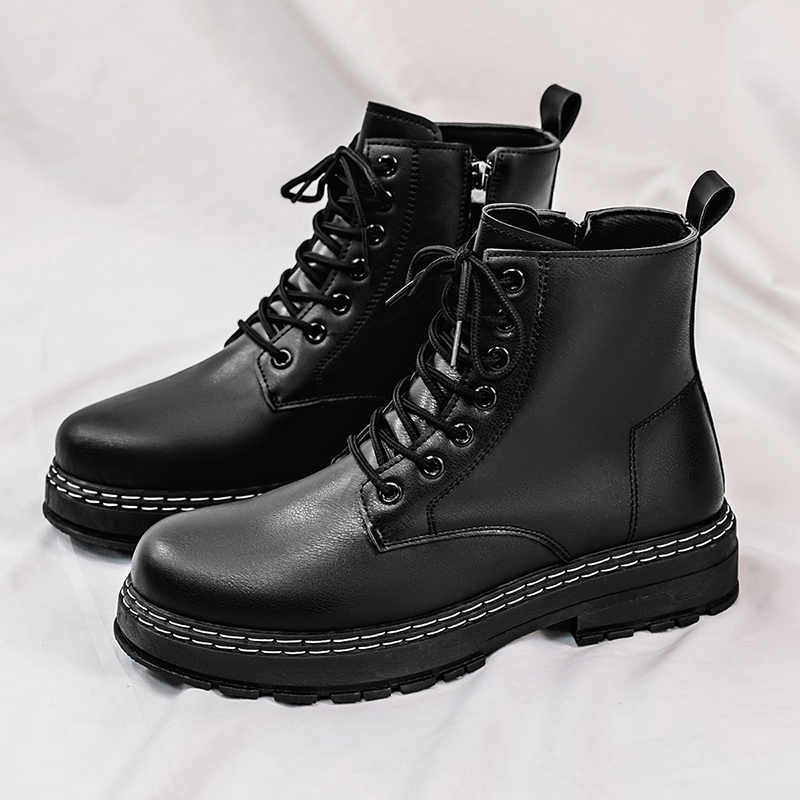 Men's 4-Season Black Patent Le - Guipure Lace Panel 评论和价格