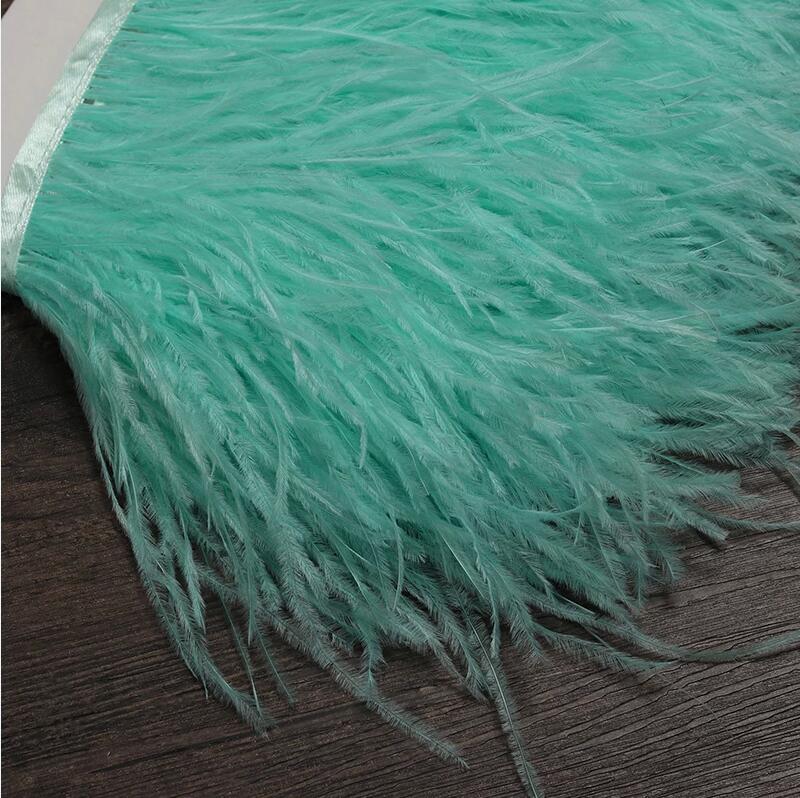 13-18CM 6M Ostrich Feather tri - Feather Trim Marabou 评论和价格