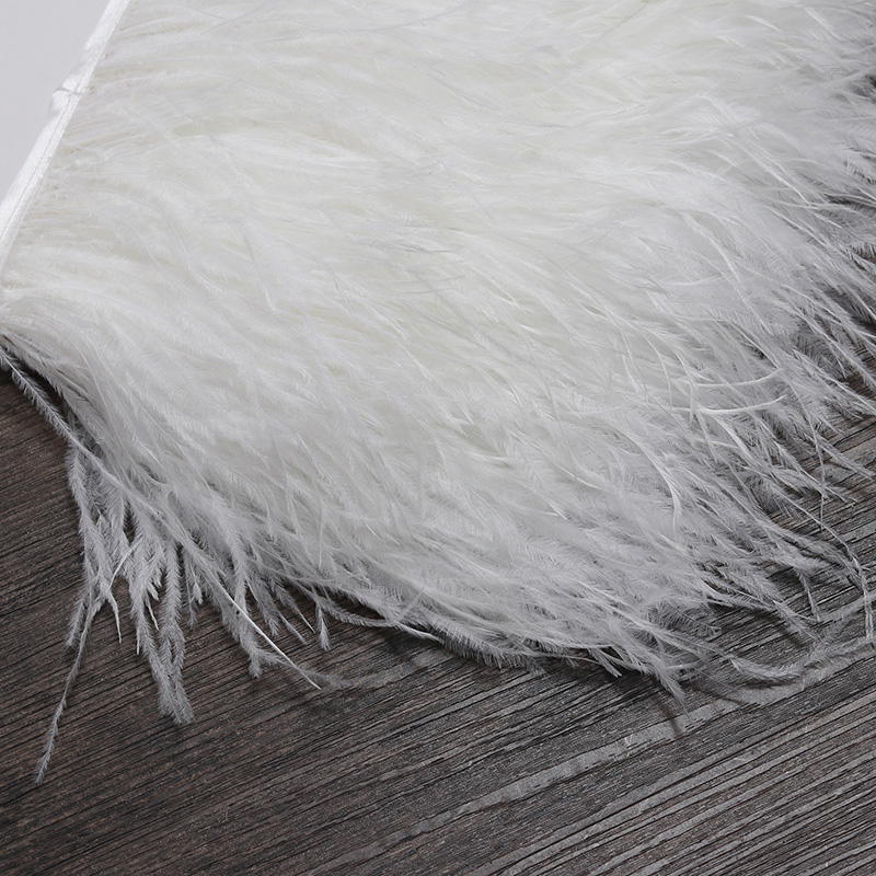13-18CM 6M Ostrich Feather tri - Feather Trim Marabou 评论和价格