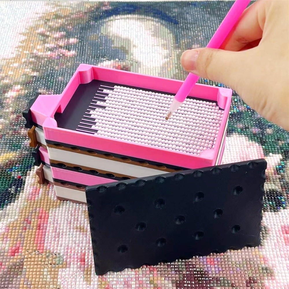 DIY Craft Diamond Painting Tra - Craft Embellishment Storage 评论和价格