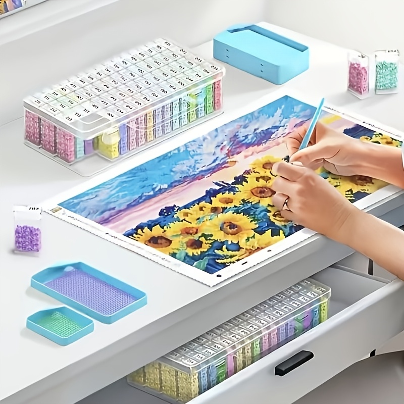 1/2/3/4Pack 64gird Diamond Pai - Craft Embellishment Storage 评论和价格