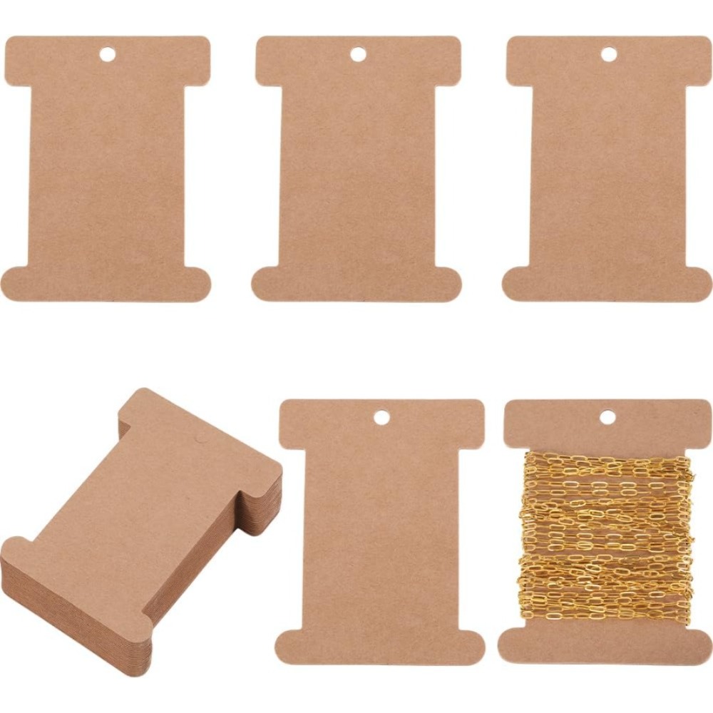 50Pcs Cardboard Spool Bulk Fla - Organza Ribbon Spool 评论和价格