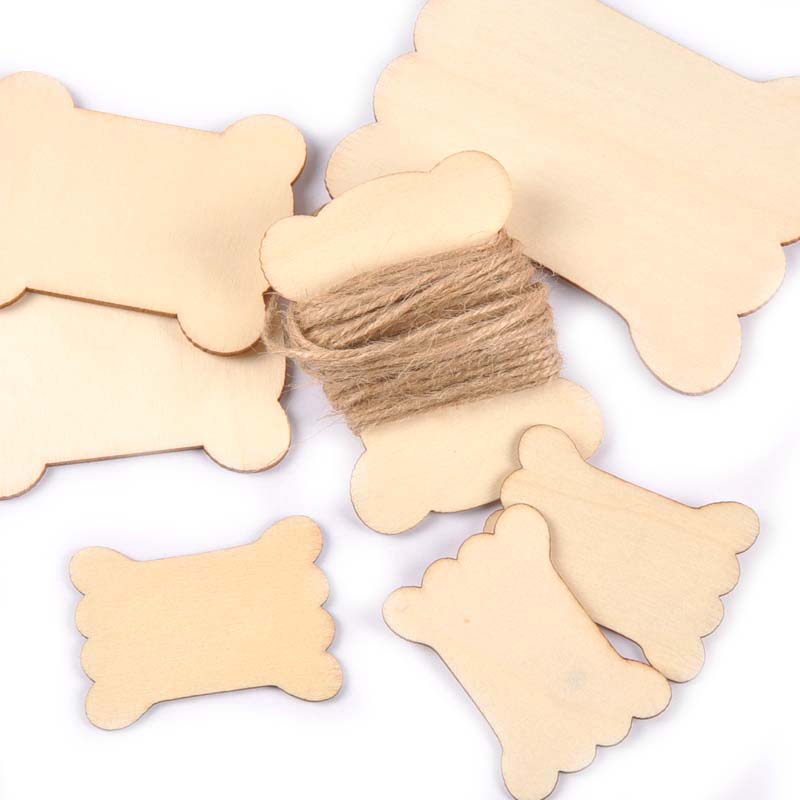 54/72/98mm Wooden Flat Bobbin  - Organza Ribbon Spool 评论和价格