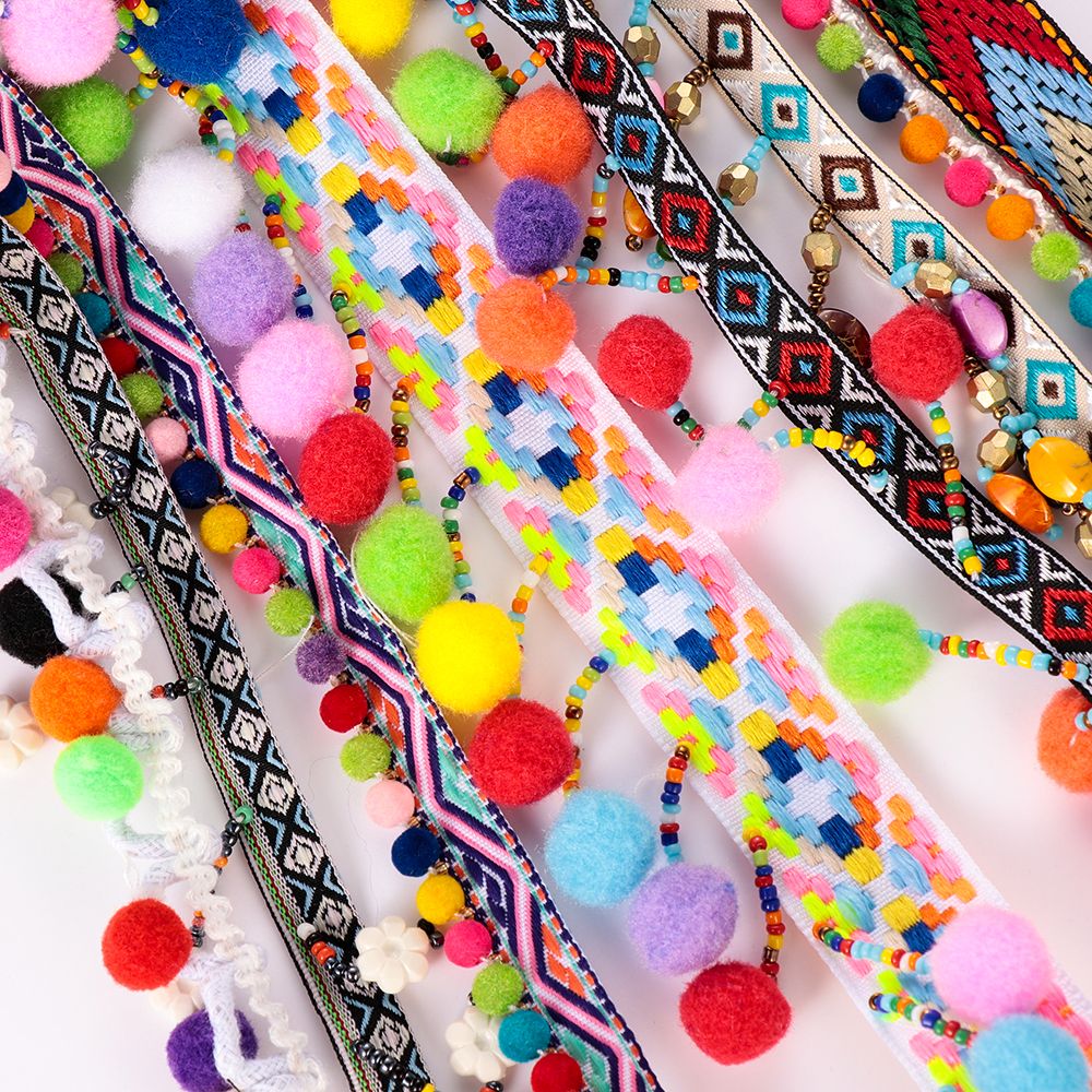 1yard Bohemia Tassel Lace Trim - Tassel Fringe Trim 评论和价格