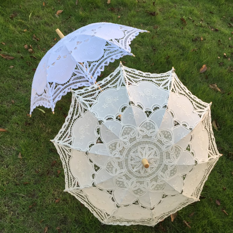 New Vintage Lace Umbrella Hand - Embroidery Craft 评论和价格