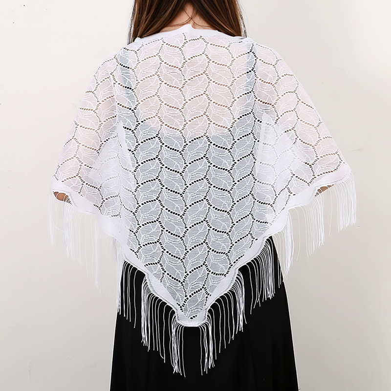 Elegant Tassels Triangular Sca - Tassel Fringe Trim 评论和价格