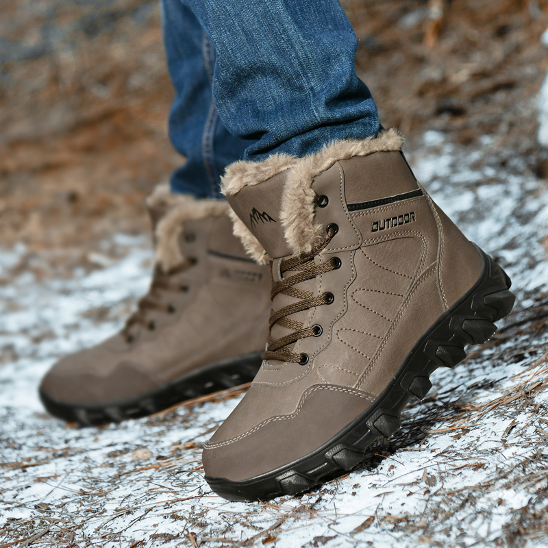 Men's Winter Boots Warm Waterp - Guipure Lace Panel 评论和价格