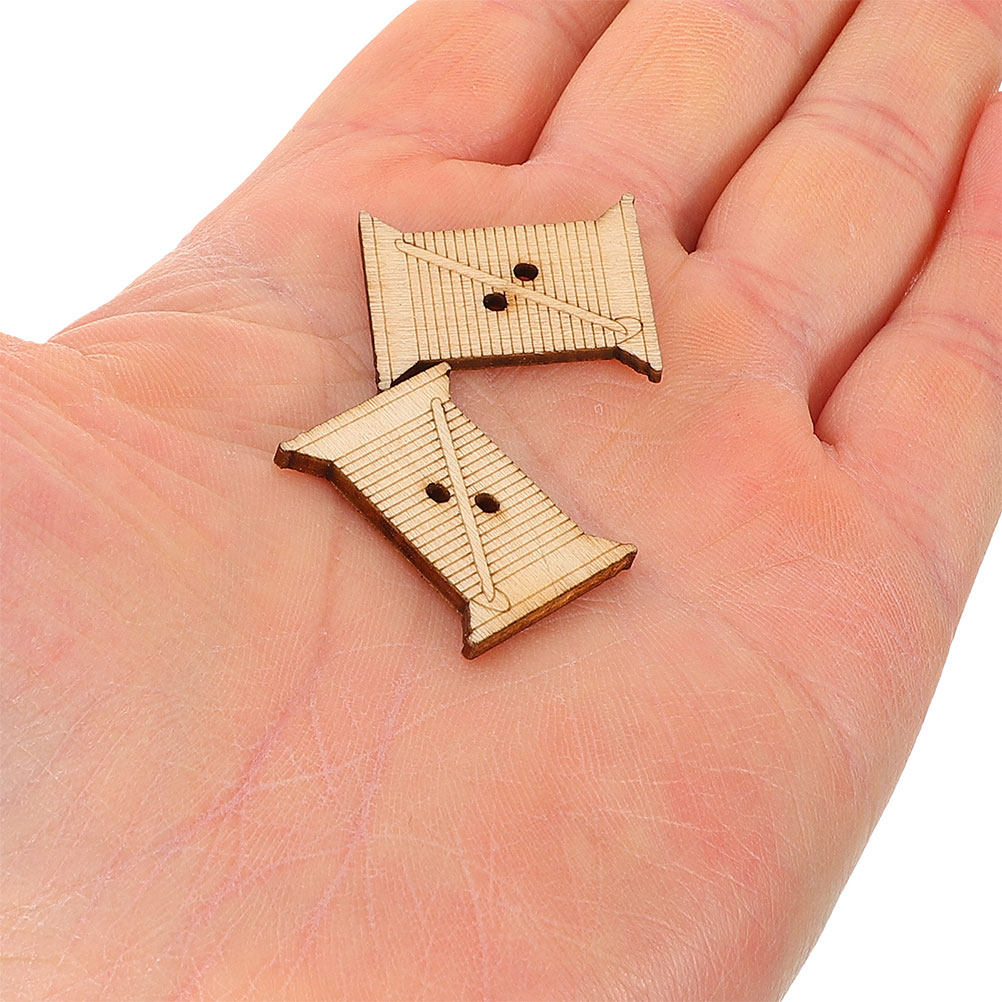 100Pcs Wooden Embroidery Floss - Embroidery Embellishments 评论和价格