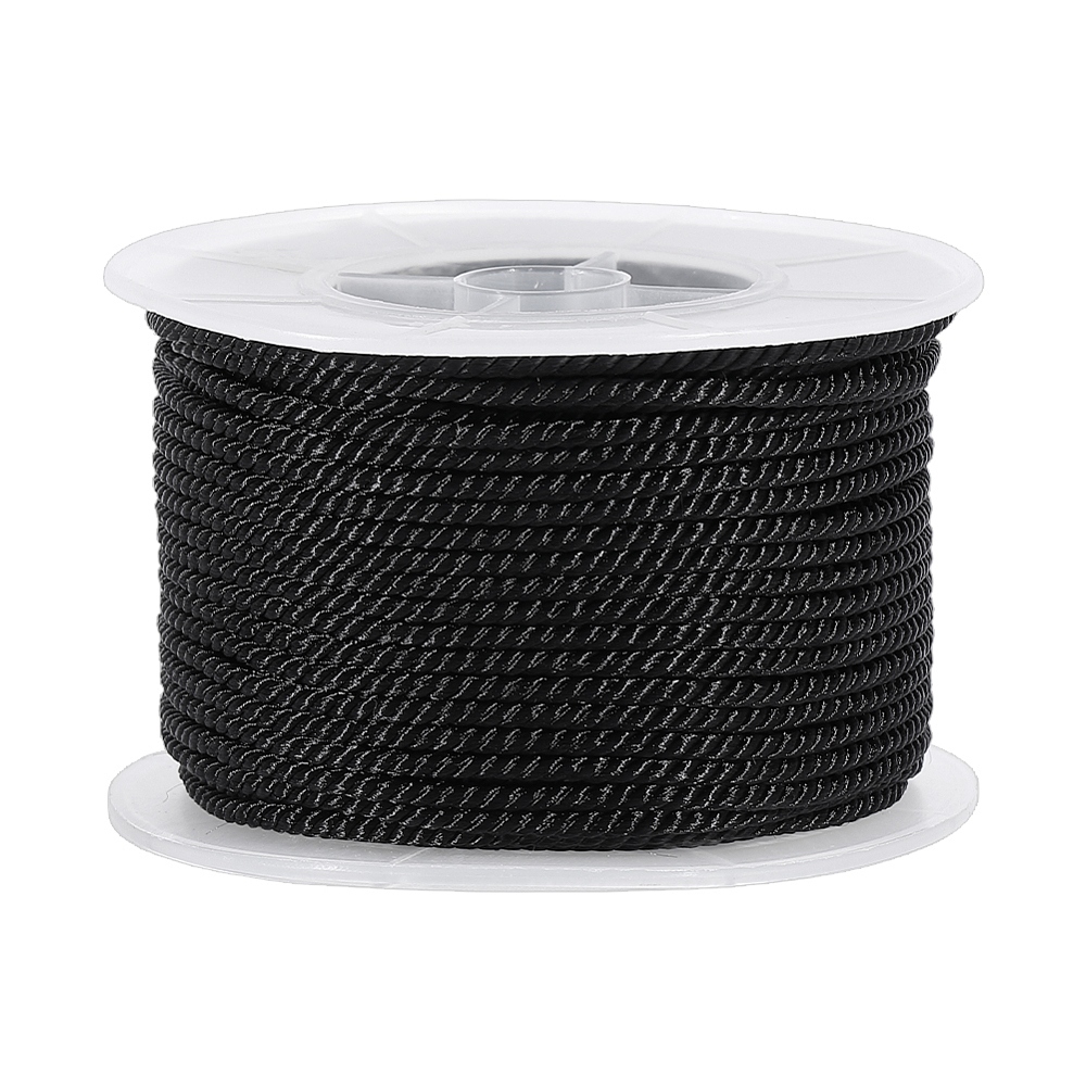 27.34 Yards Black Twisted Cord - Cord Trim Twisted 评论和价格