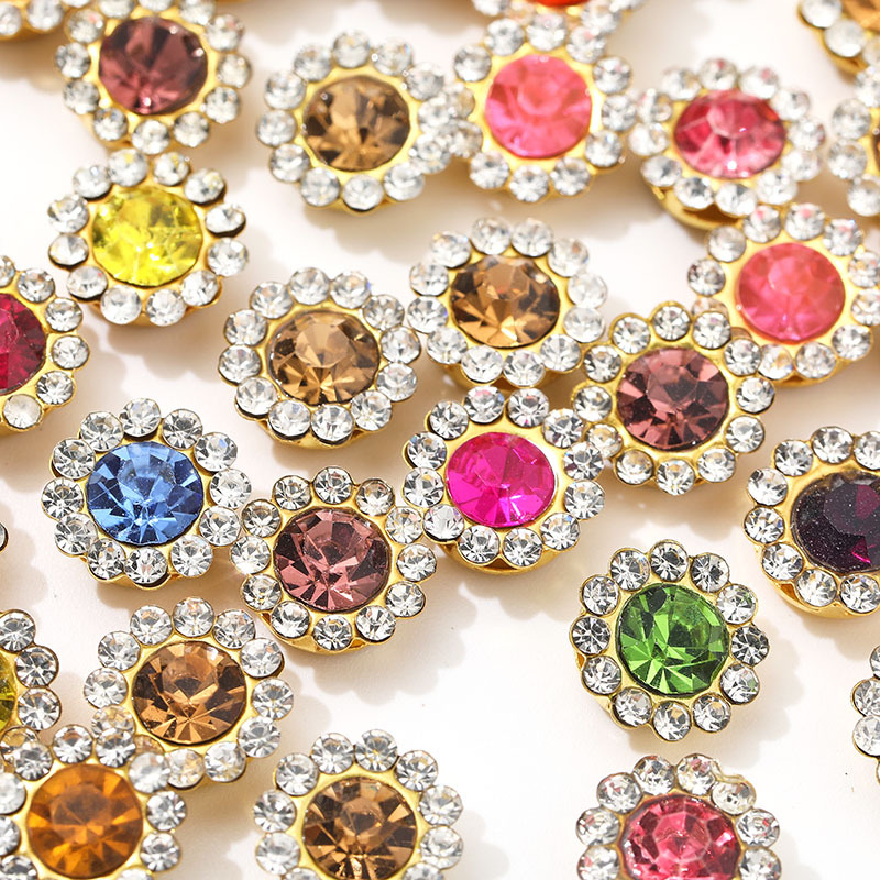 1000PCS 10mm Sunflower Claw Rh - Sew On Rhinestone 评论和价格