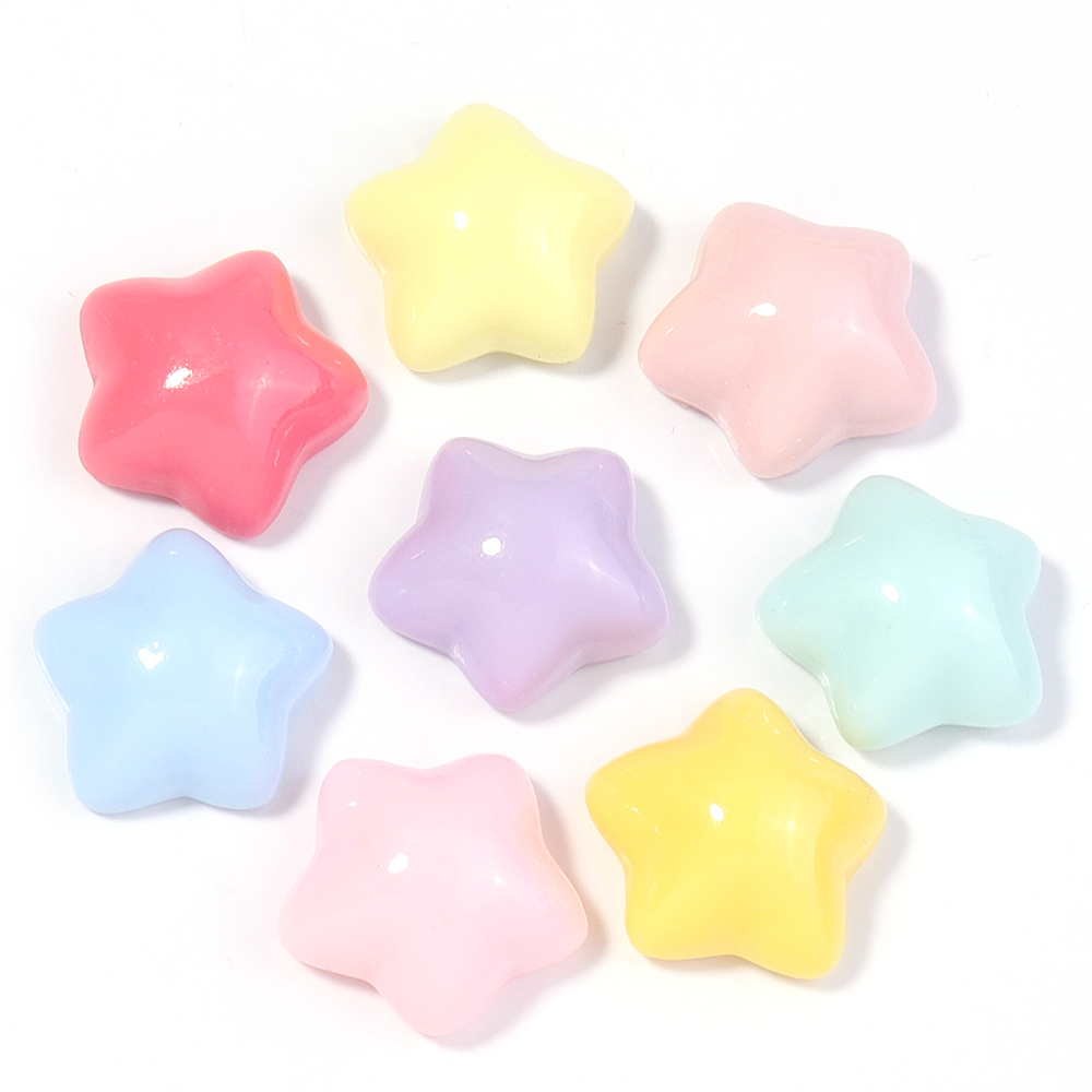 50pcs/lot 16mm Colorful Star R - Embellish Craft 评论和价格