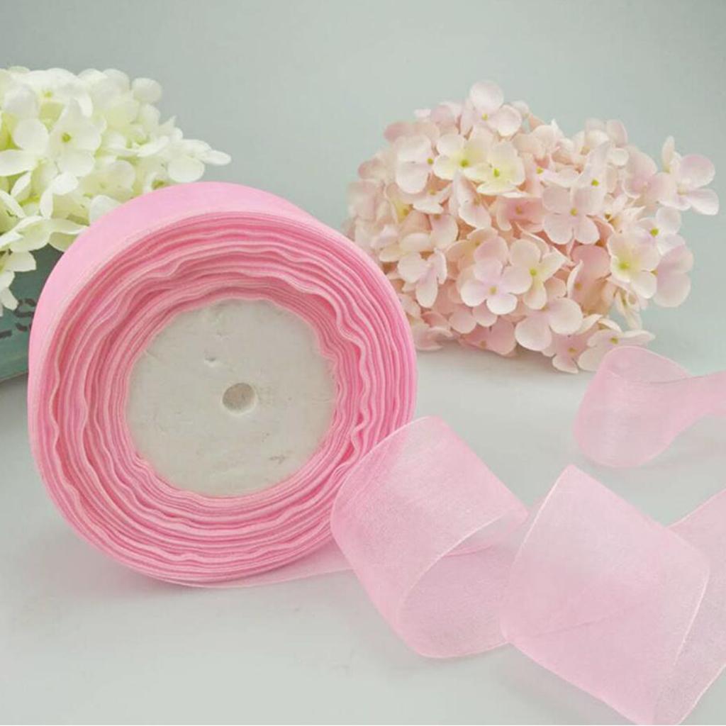 Sheer Organza Ribbon Polyester - Organza Ribbon Spool 评论和价格