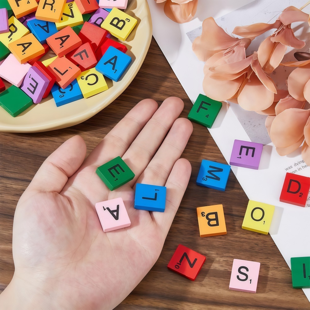 100PCS  Wooden Letter Cubes fo - Embellish Craft 评论和价格