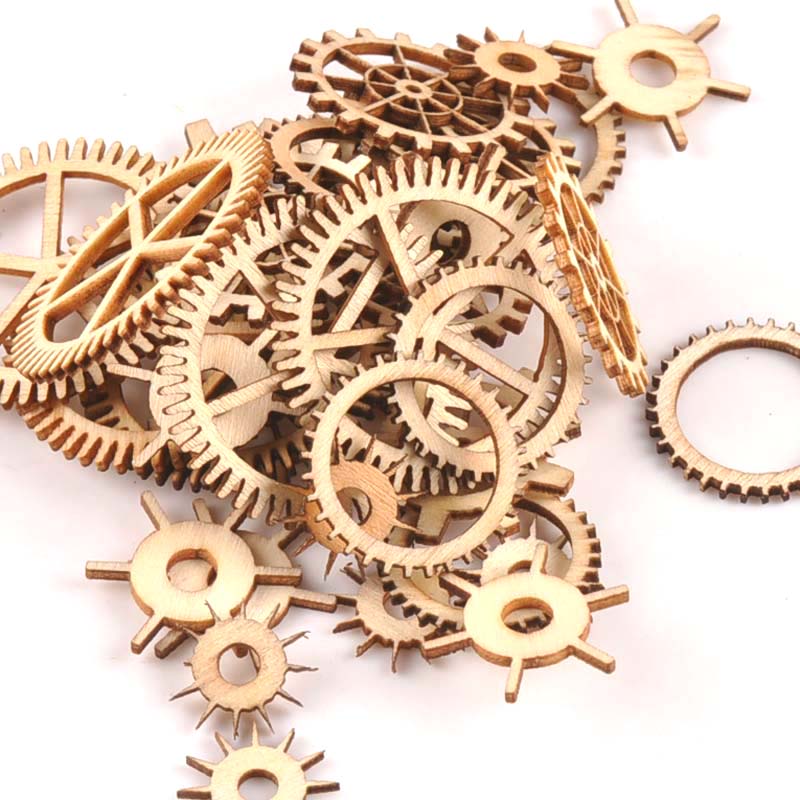 20-40mm 36pcs Unfinished Wood  - Embellish Craft 评论和价格