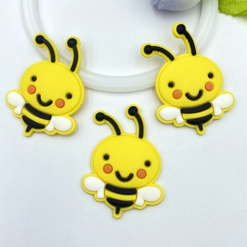 10/20/30pcs cute PVC bee flexi - Embellishment Glue Craft 评论和价格