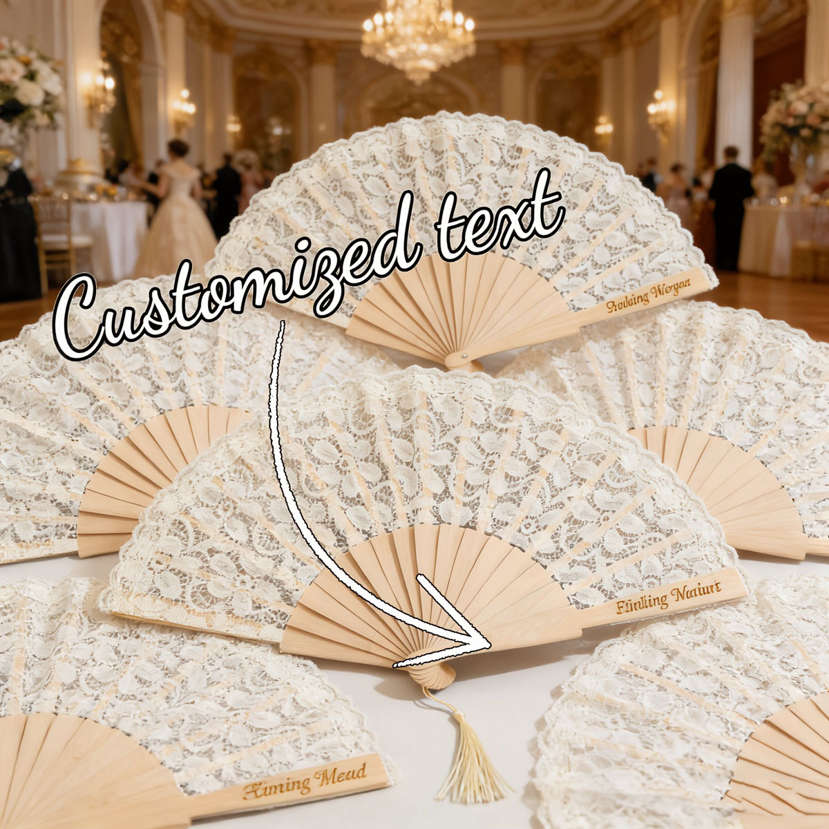 Personalized Engraved Lace Fol - Tassel Fringe Trim 评论和价格
