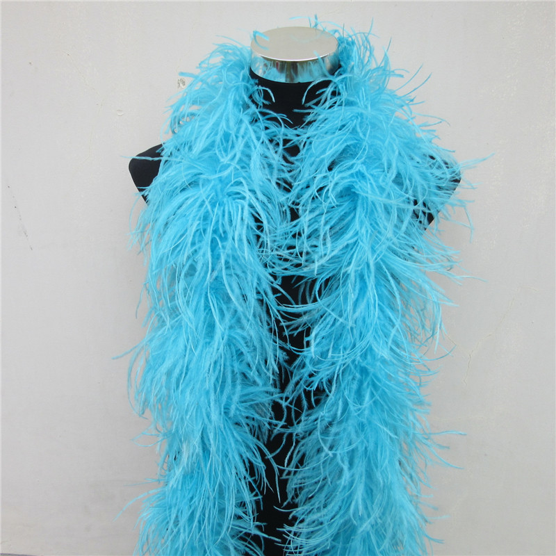 2 Meters 6 Layer White Natural - Feather Trim Marabou 评论和价格