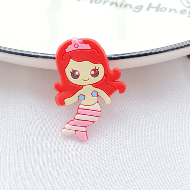 10pcs New Cute Cartoon Mermaid - Embellishment Glue Craft 评论和价格