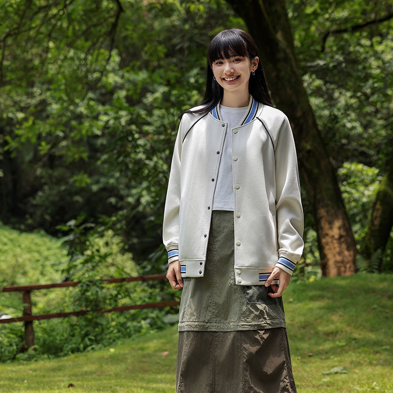 Baseball Jackets For Girls Wom - Sequin Fabric Panel 评论和价格